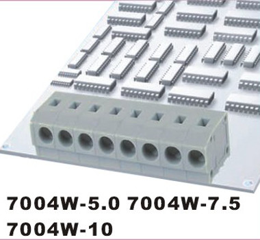 PA66 Brase Clamping Terminal Block Connector 7001V