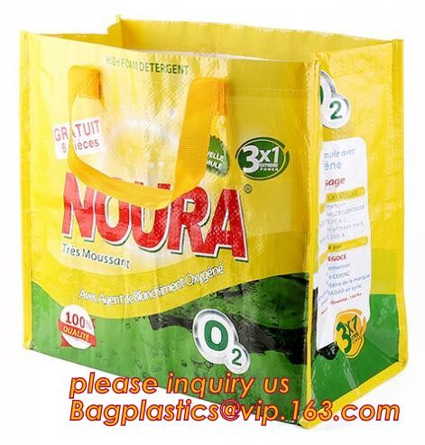 Color Printed PP Woven Carrying Shopping/Grocery Tote Bag,promotional tote laminated pp non woven gift bag fashion handb