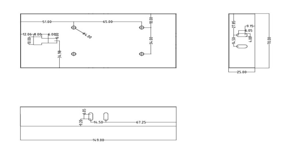Metal Industrial Numeric Keypad Usb Interface For Public Kiosks Ce Certification