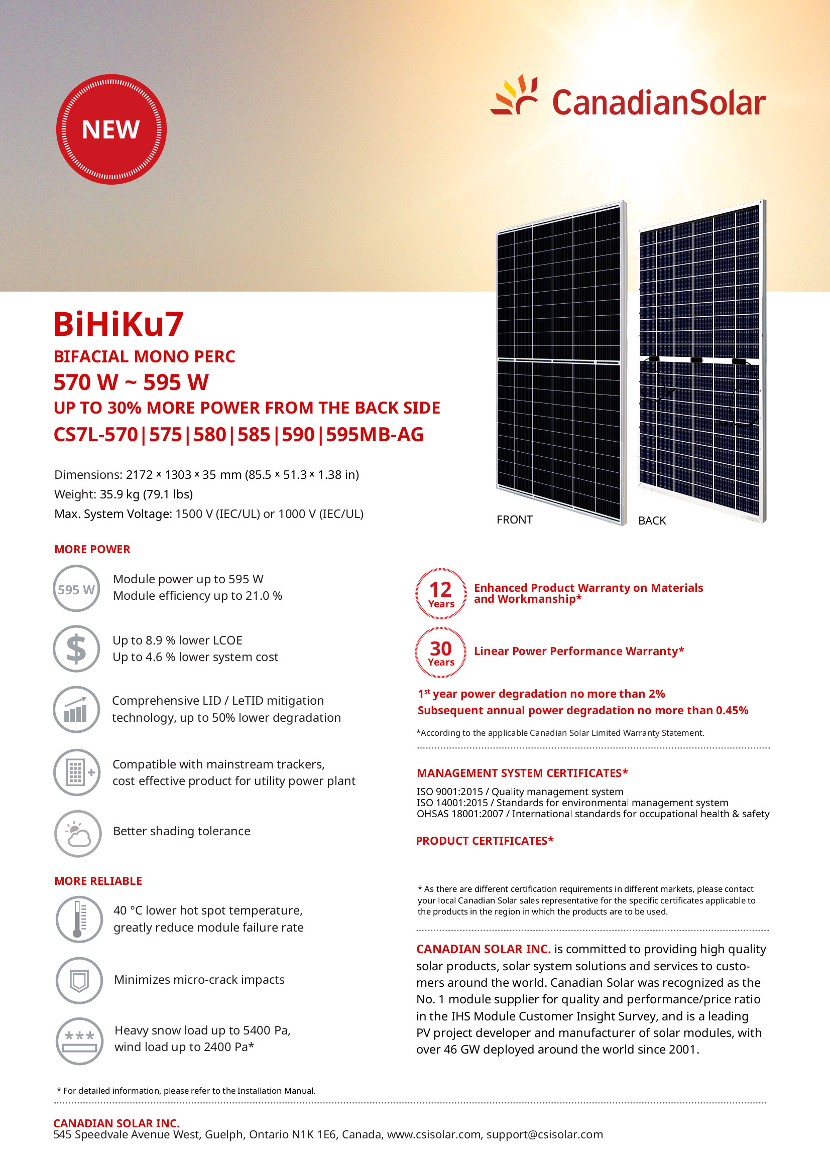 585W A Grade Monocrystalline Solar Panel , Half Cell Mono Solar Panel