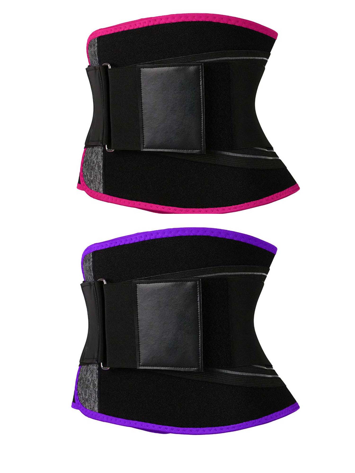 pink and purple Leather Belt Neoprene Sweat