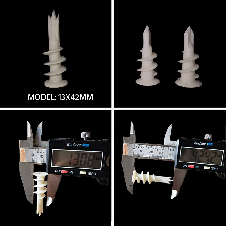 Heavy Duty Plastic Drywall Screw Anchor For Construction
