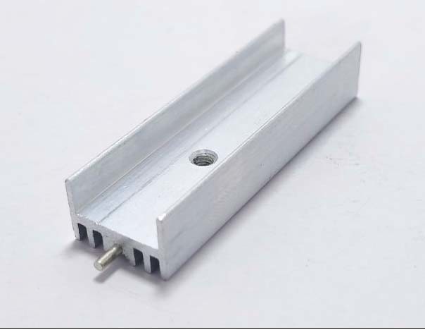 Triode Pcb Chip Board Electronic Heat Sink Aluminum Profiles For Mos Tubes