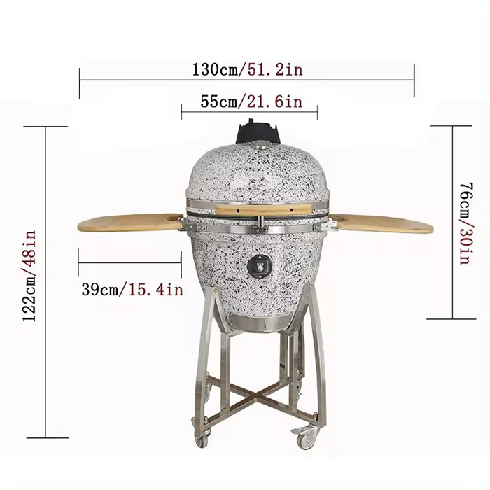 21INCK CERAMIC BBQ GRILL