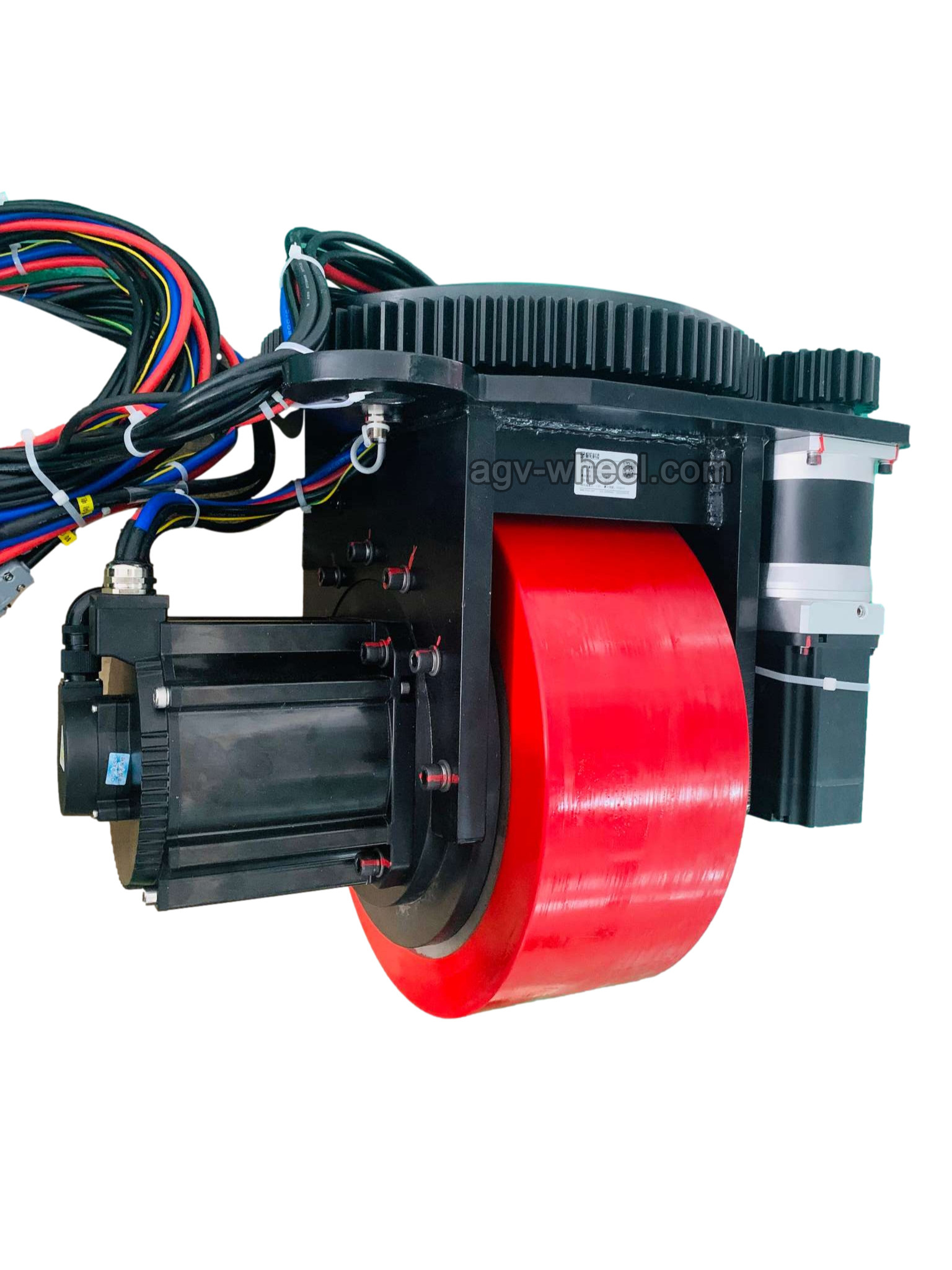 48v Steerable electric drive Heavy Duty Robot Wheels With Automated Walking Motor
