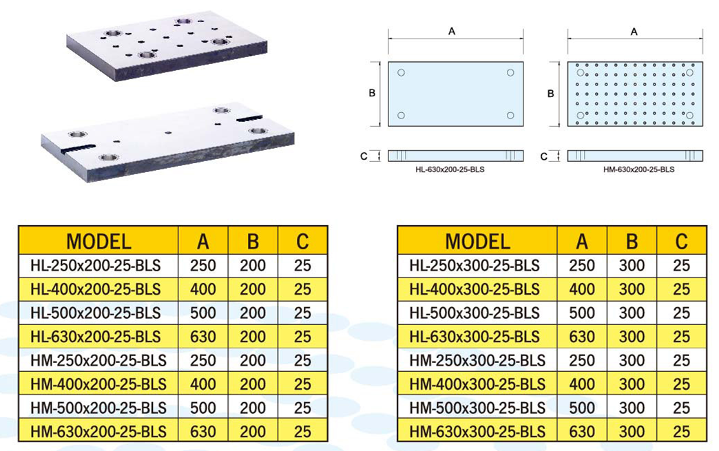 BLS QUICK CHANGE TYPE VISE WITH THE 4TH AXIS
