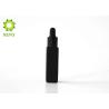 Buy cheap Matte Black Empty Essential Oil Bottles , Square Shape 10ml Glass Dropper from wholesalers