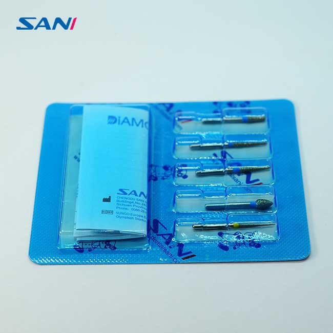 Dental Consumables Handpiece Diamond Bur High Hardness High Speed