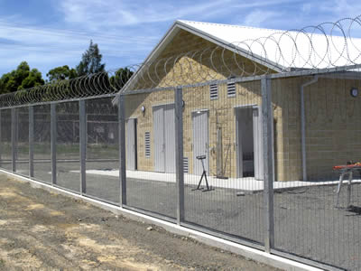 High Security Prison Anti -Cut Wire Fencing Panels Anti-Climb Security Resisdential Fence