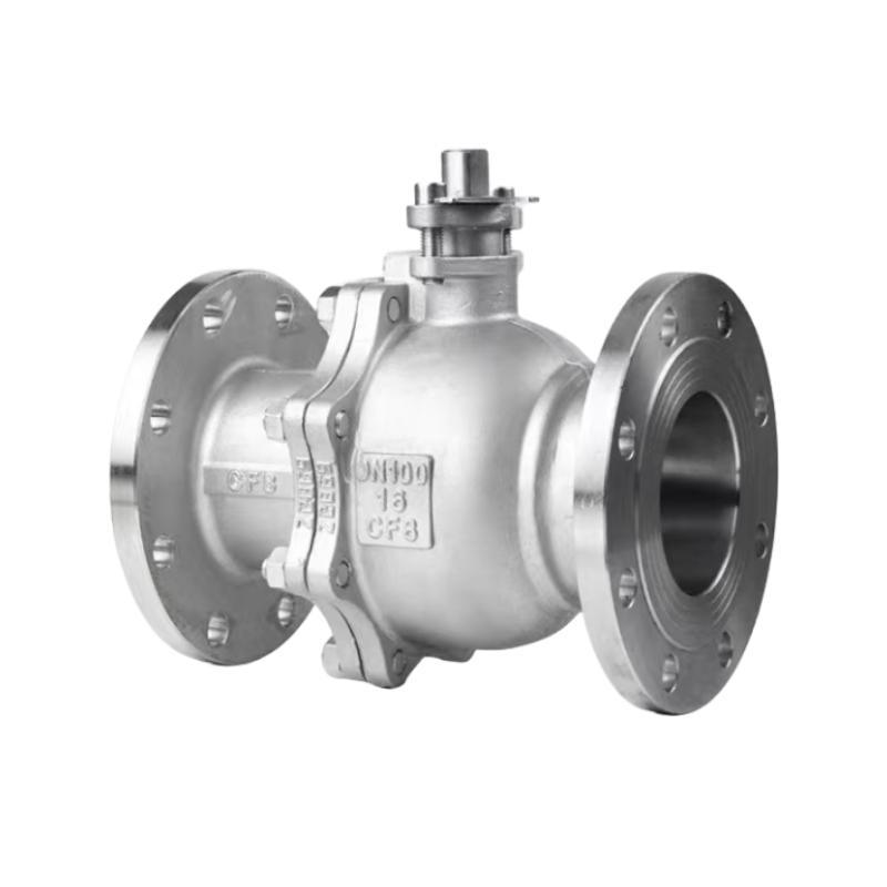 China Industrial Valve CF8 CF8m Full Port Manual Flanged/Flange End Floating Ball Valves