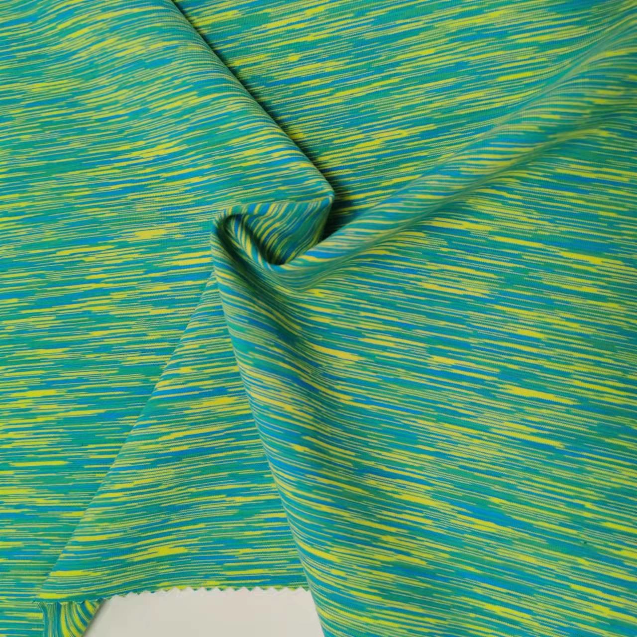 Breathable Sports Clothing Fabric 85% Nylon 15% Spandex 100D 150cm