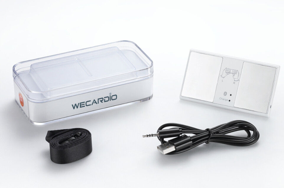 Wireless Bluetooth EKG Telemedicine Device, Android & IOS supported, Single-lead ECG Event Recorder Wecardio