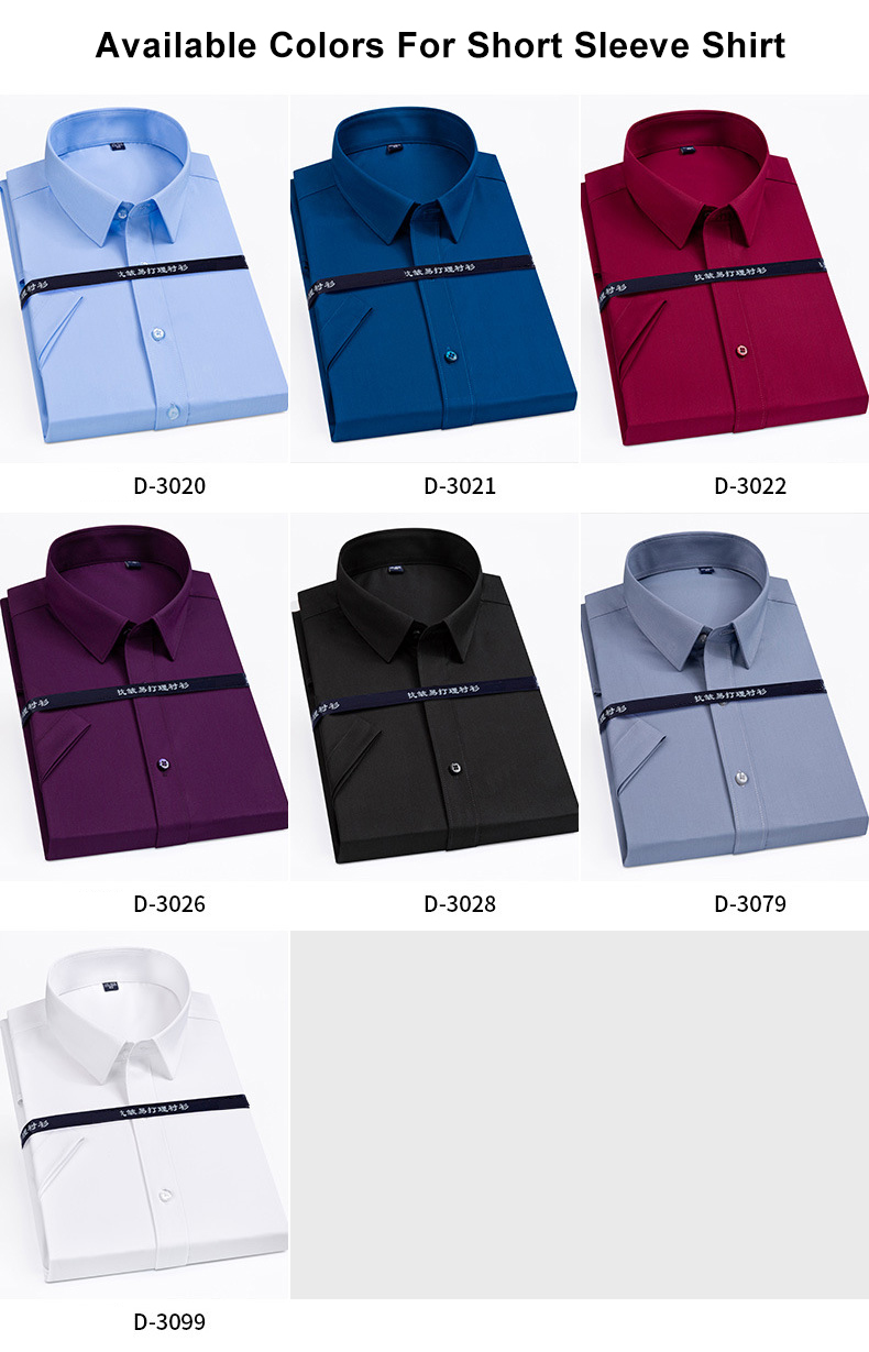 Breathable Material Non-Iron Casual 100% Cotton Straight Cut Shirt Trouser for Men