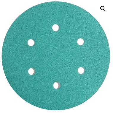 Film Hook And Loop Ceramic Sanding Discs Polyester Substrate Wet Dry P40-2000