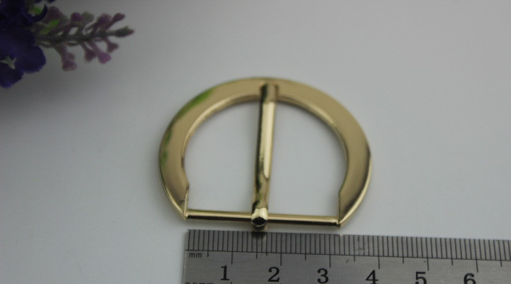 Factory direct 20 mm / 25 mm / 32 mm gold zinc alloy bag strap buckle leather bag metal roll pin belt buckle