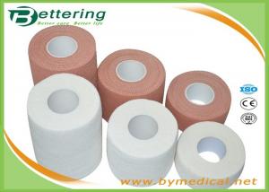 China Tensoplast Elastic Adhesive Bandage , Wrist Protection Tape Brick Red / White Colour on sale