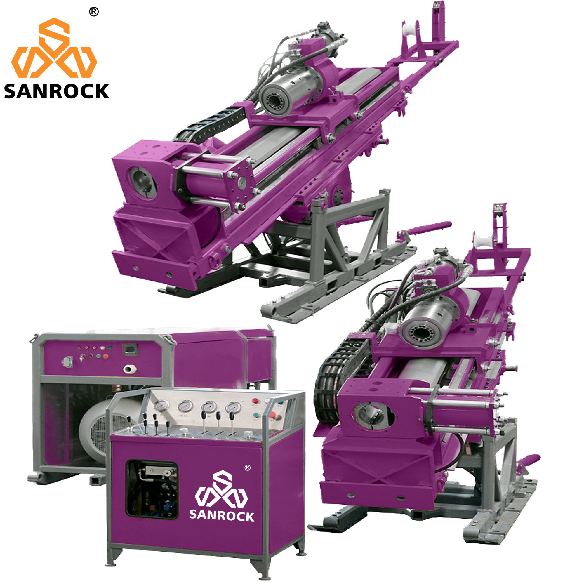 Small Core Drilling Rig Hydraulic Borehole Underground Tunnel Core Drilling Equipment