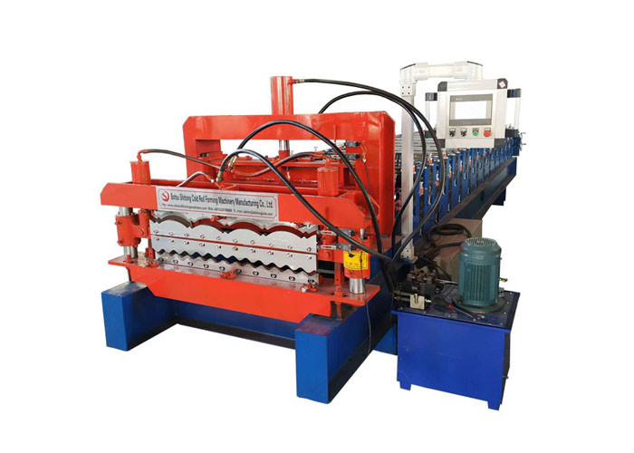 868-836 Aluminium Roll Forming Machine , Glazed Tile Roll Forming Machine Plate Width 1000mm