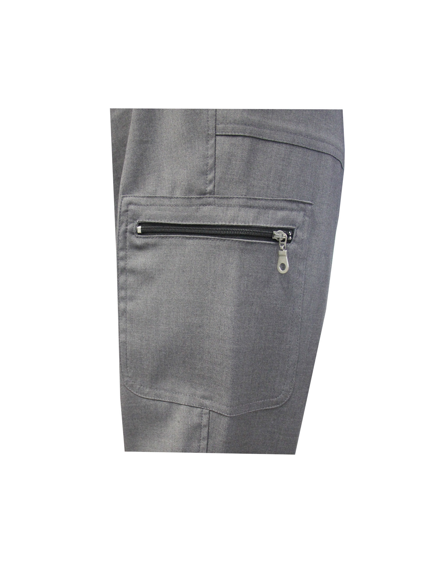 190 GSM Women Charcoal Scrub Pants Polyester 70% Rayon 28% Spandex 2%