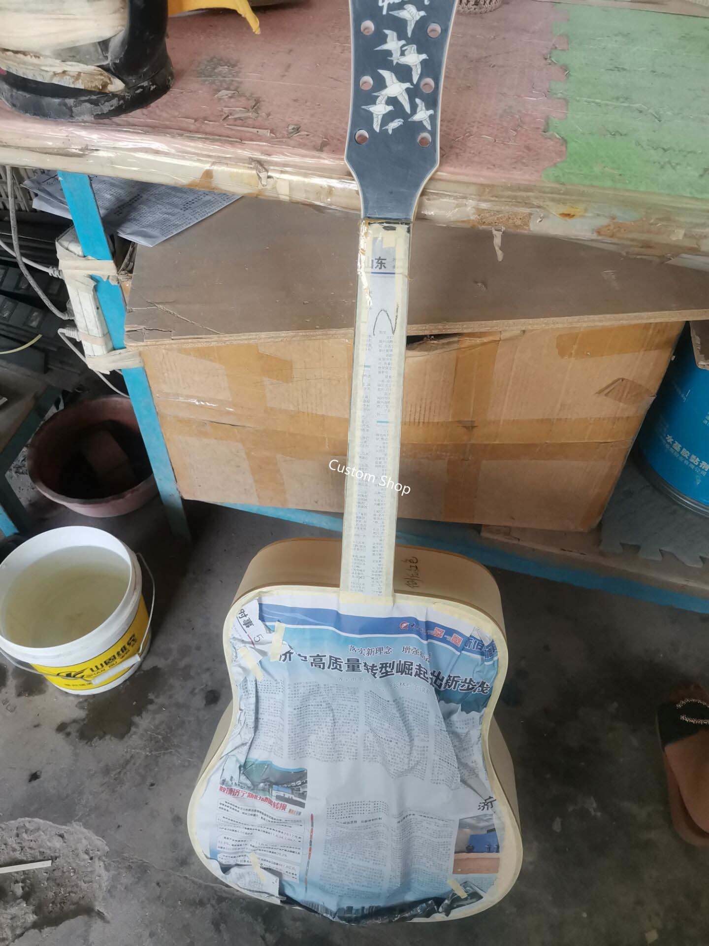Custom Handcrafted OO Body Cutaway Acoustic Guitar with 12 Strings Double PRO Pickup
