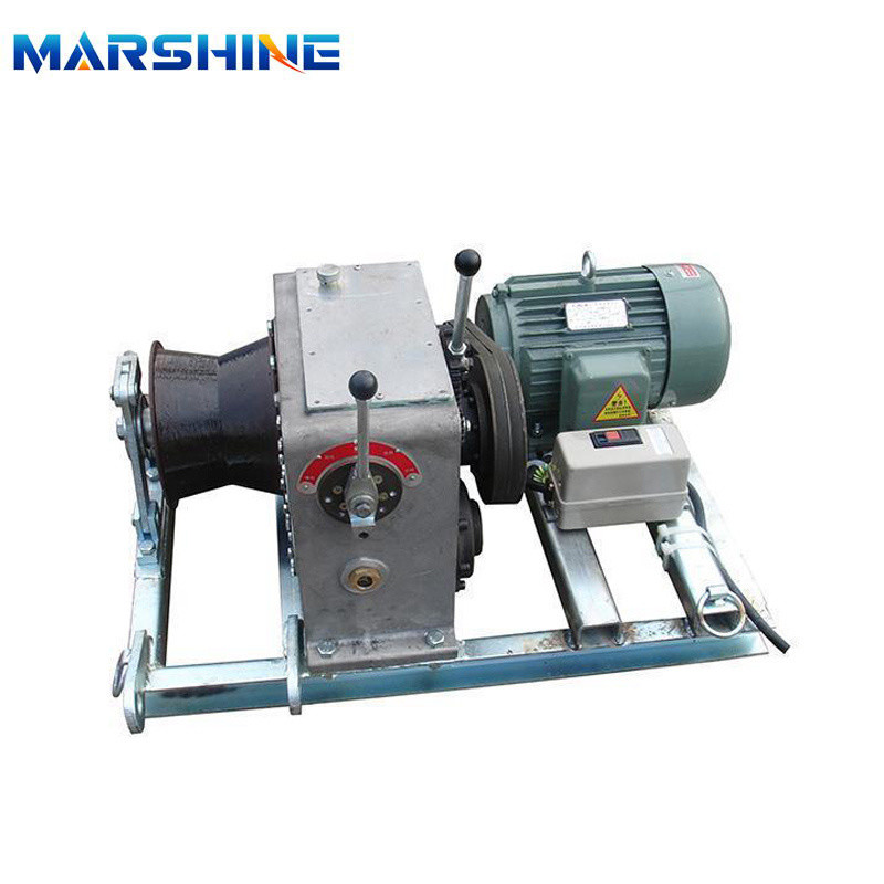 Level Diesel Wire Rope Hydraulic Cable Pulling Winch Trailer