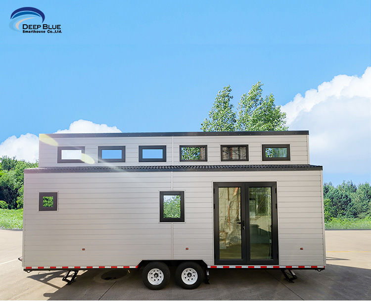 Light Steel Frame Prefab Eco Modular Home Tiny House On Wheels Prefabricated Homes