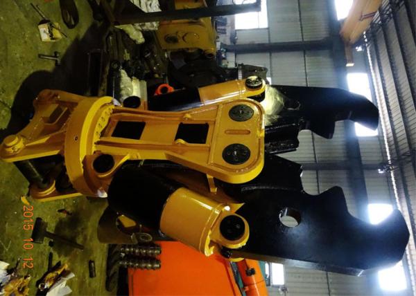 Q345B Excavator Grab Attachment , Excavator Bucket Attachments For Building