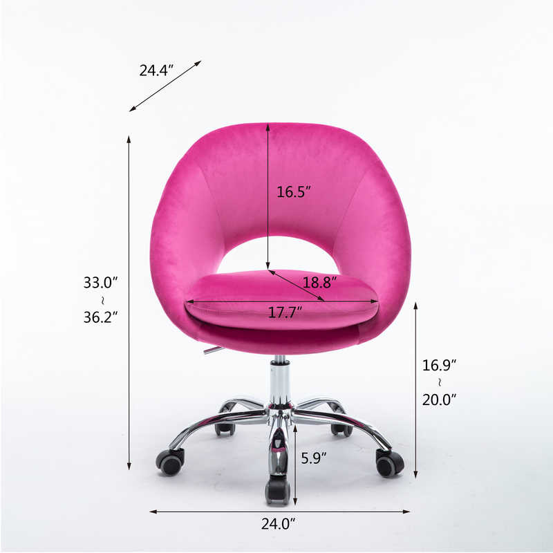 Morden Purple 8.2KGS Living Room Office Chair Upholstered Seat
