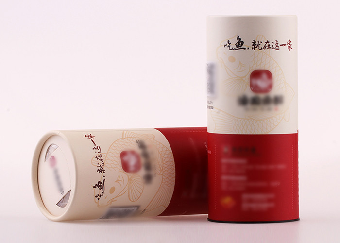 OEM / ODM Paper Cans Packaging Round Cylinder Boxes For Tissue Packaging