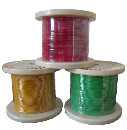 1*7/7*7/1*19/7*19 Structure PVC Coated Galvanized Steel Wire Rope for Clothesline Standard AiSi