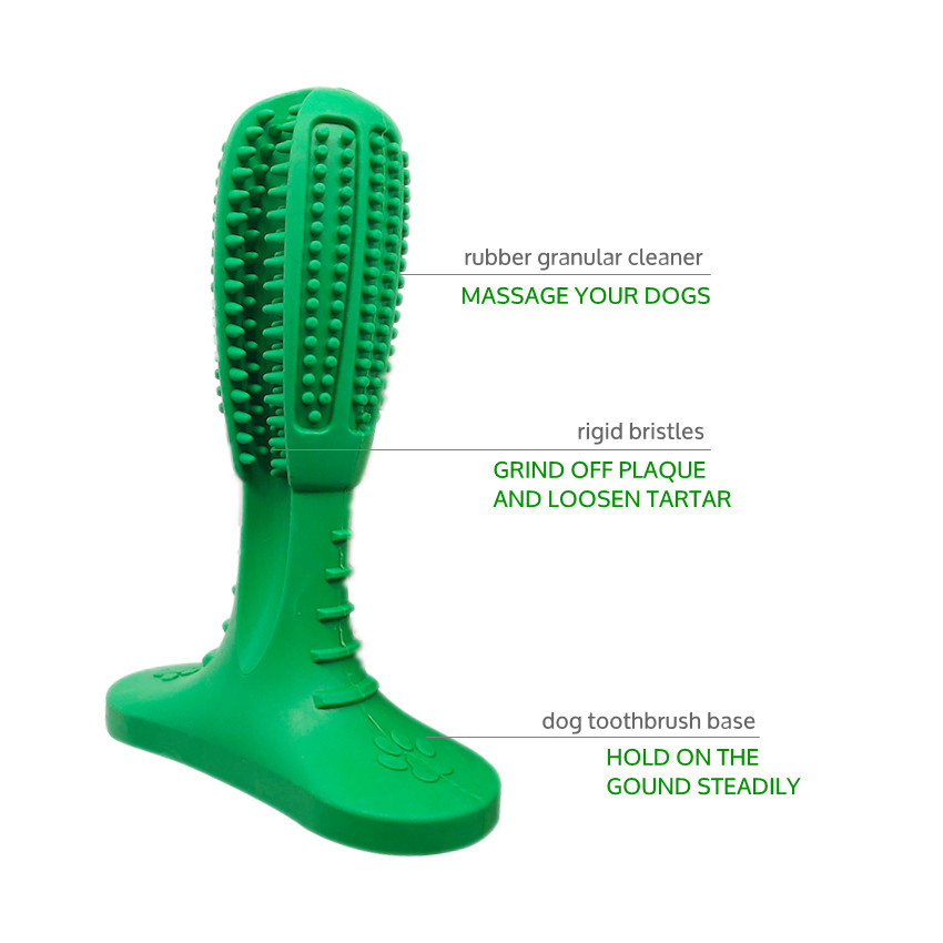 Resistance Dental Care Silicone Pet Supplies Gel Material Playing Chew Toys For Pet