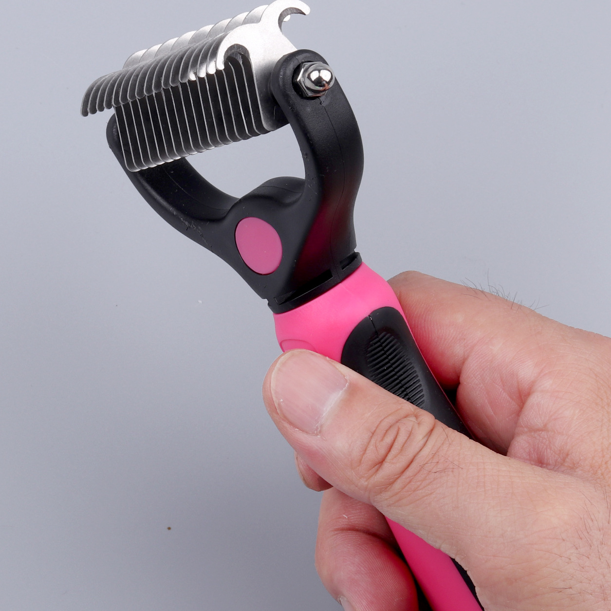 Pet Grooming Stainless Steel Brush 17 9cm Double Side Comb Dogs Sustainable Household