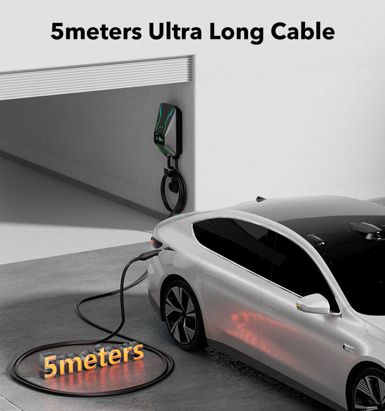 EU-AC07 Low Price 32A 7kw Type 2 European Standard Electric Charger Car Station Ev Fast Charge