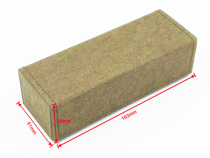 Foldable Handmade Sunglasses Case Box Made From Canvas Rectangular Shape