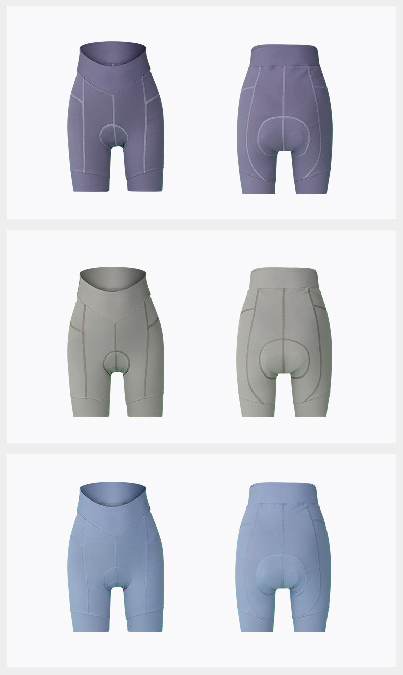 New Cycling Shorts Women's Solid Color Summer Cycling Pants Bicycle Breathable Pants Outdoor Cycling Clothing