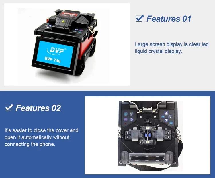 FTTX RJ45 SM/MM/DS/NZDS Handheld Arc Splicing Welding Machine with Touch Screen Display
