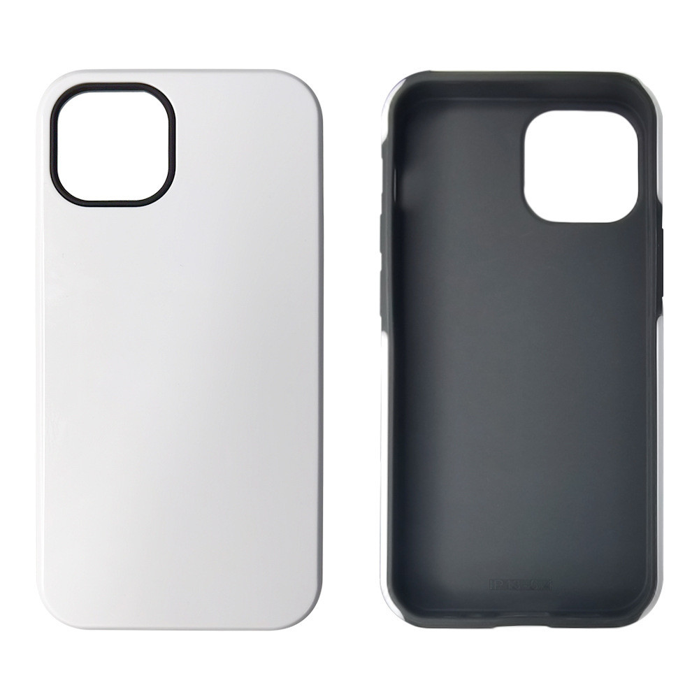 3D Sublimation Phone Cases TPU PC Coated Dual Layer Mobile Cover For IPhone 16 15 14 13 Pro Max