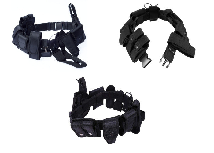 Complete Tactical Set Tactical Duty Belt , Tactical Tool Belt With Snap Closure