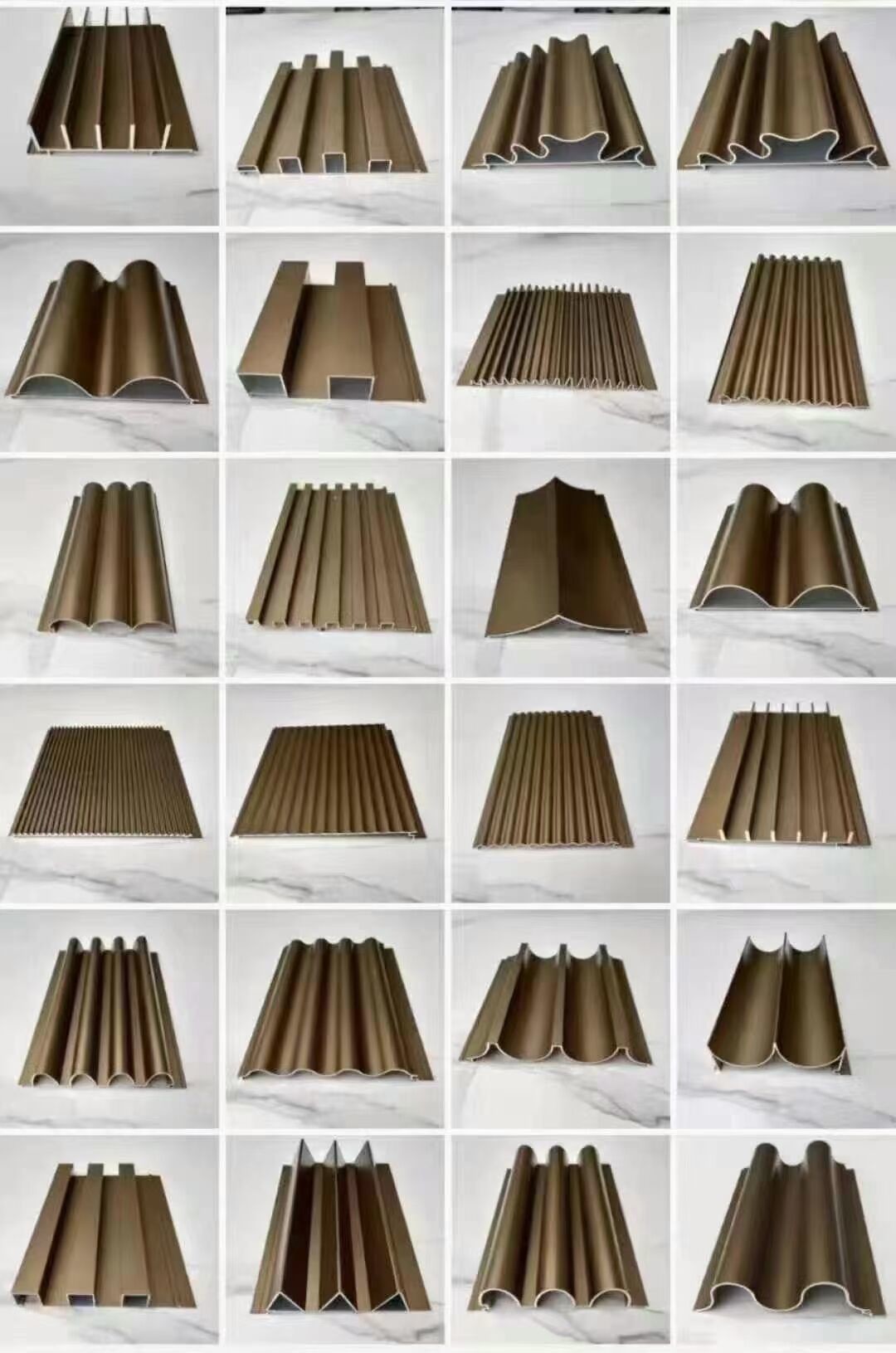 Decorative Extrusion Profile Moist Proof Aluminium Wall Panel For TV Background