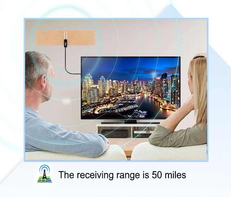 Factory Price Wireless DVB-T Indoor Digital TV Aerial Antenna