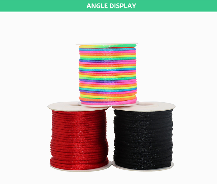 50g Silk Thread Jewelry 3mm 1mm Bracelet Thread Essential for Jewelry Making Supplies