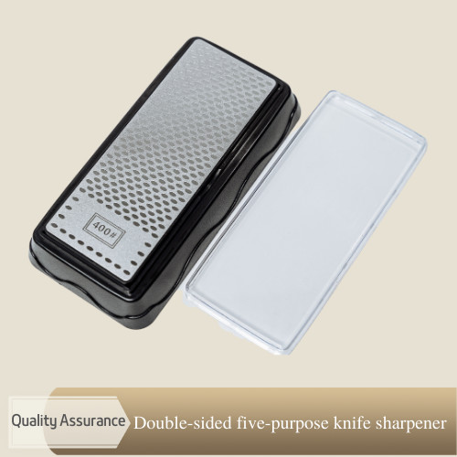 1.Premium Double-Sided Diamond Knife Sharpener-400/1000 Grit for Repairing & Resharpening