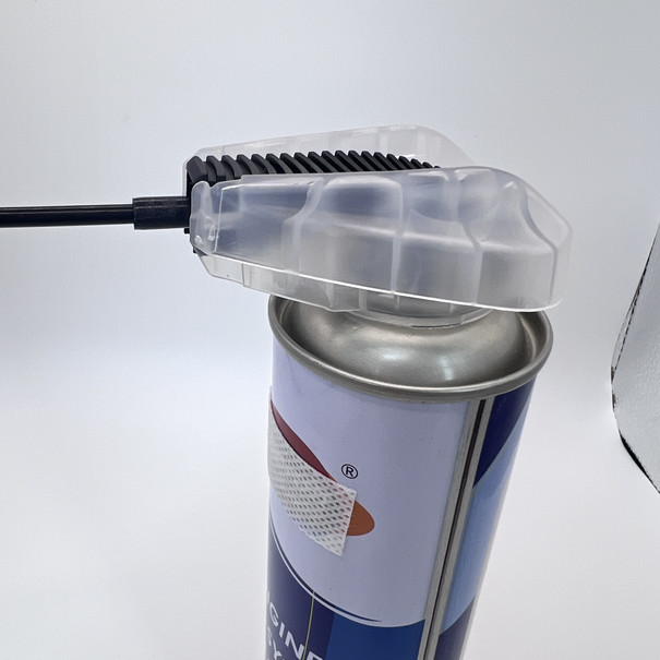 POM Nozzle & PP Extention Tube Aerosol Actuator 27.34mm Height For B2B Buyers