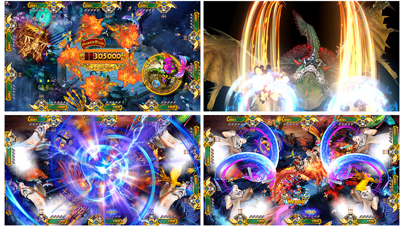 Shooting Online Fish Table Game Video Demon Hunring Bird