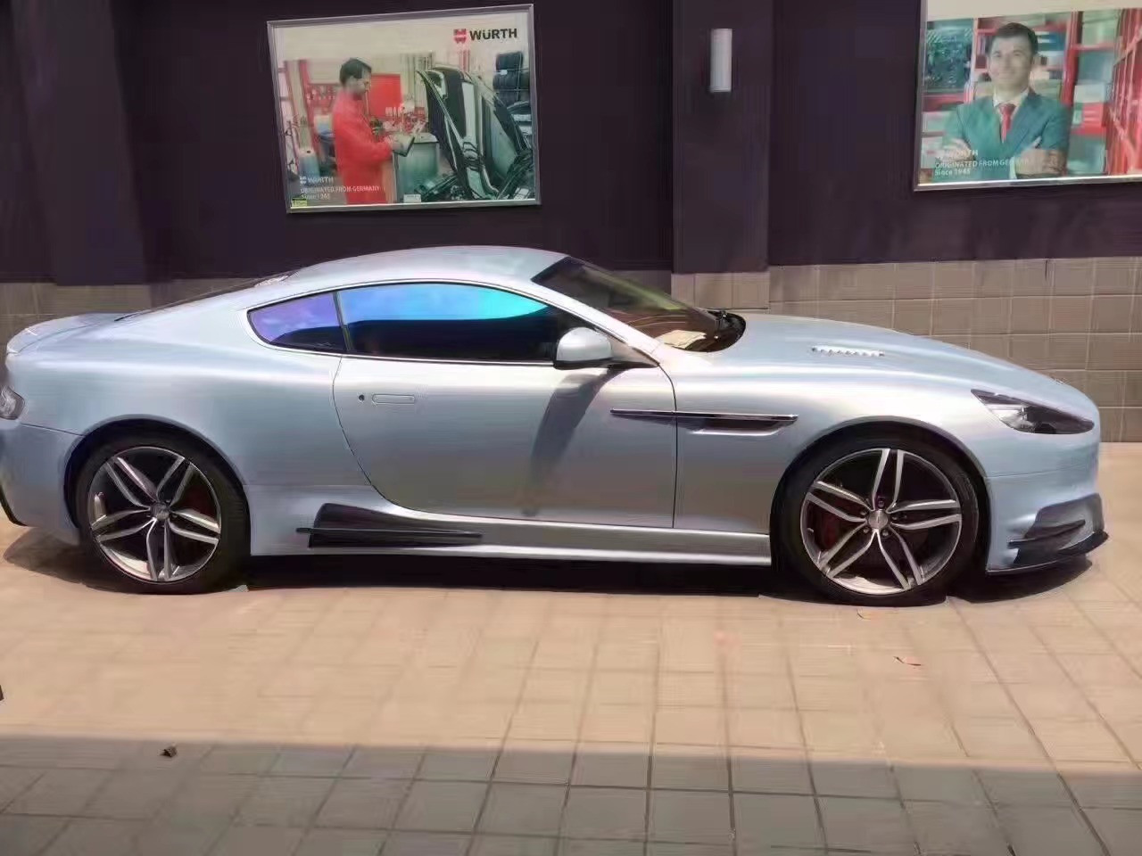 New Product for Aston Martin DB9 Body Kit DB9 Upgraded MSY Style Front and Rear Bumper Side Skirt Carbon Fiber Body Kit
