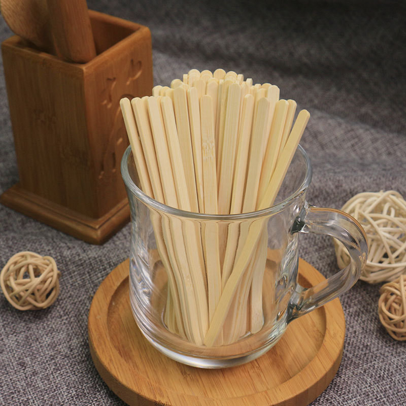 On Board Coffee Service Disposable Bamboo Stir Sticks 30pcs Packing