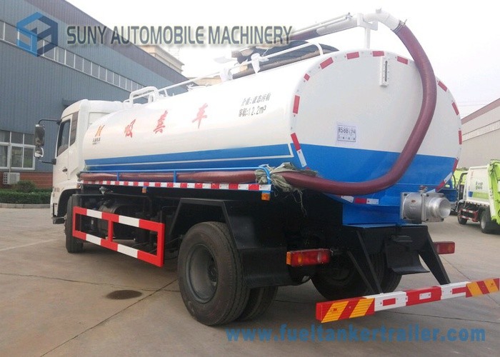 4x2 Driving Type Vacuum Tank Truck Cummins 210hp Fecal Suction Truck Vacuum Tank Truck