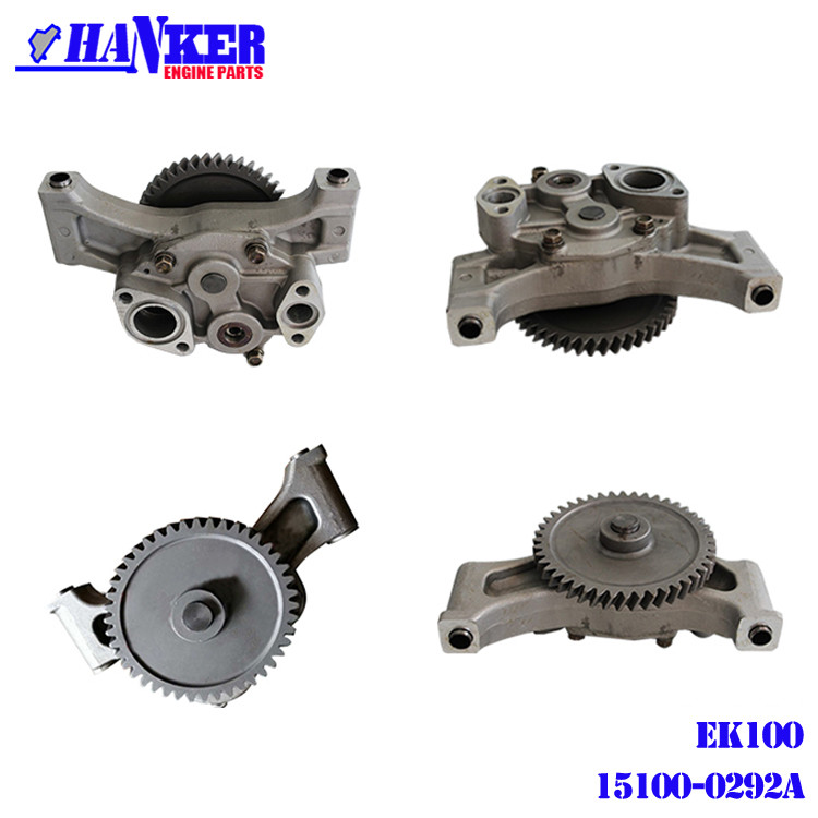 15100-0292A Hino Oil Pump EK100 Engine Spare Parts