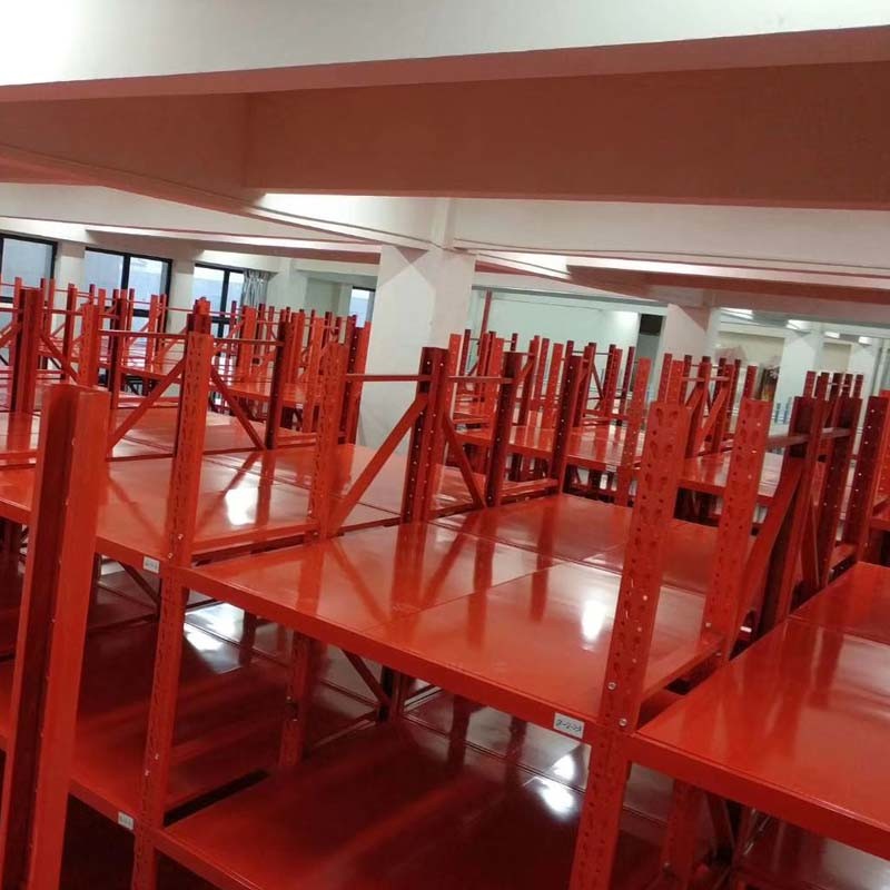 Adjustable Warehouse Custom Warehouse Racking With Black / Orange Shelves