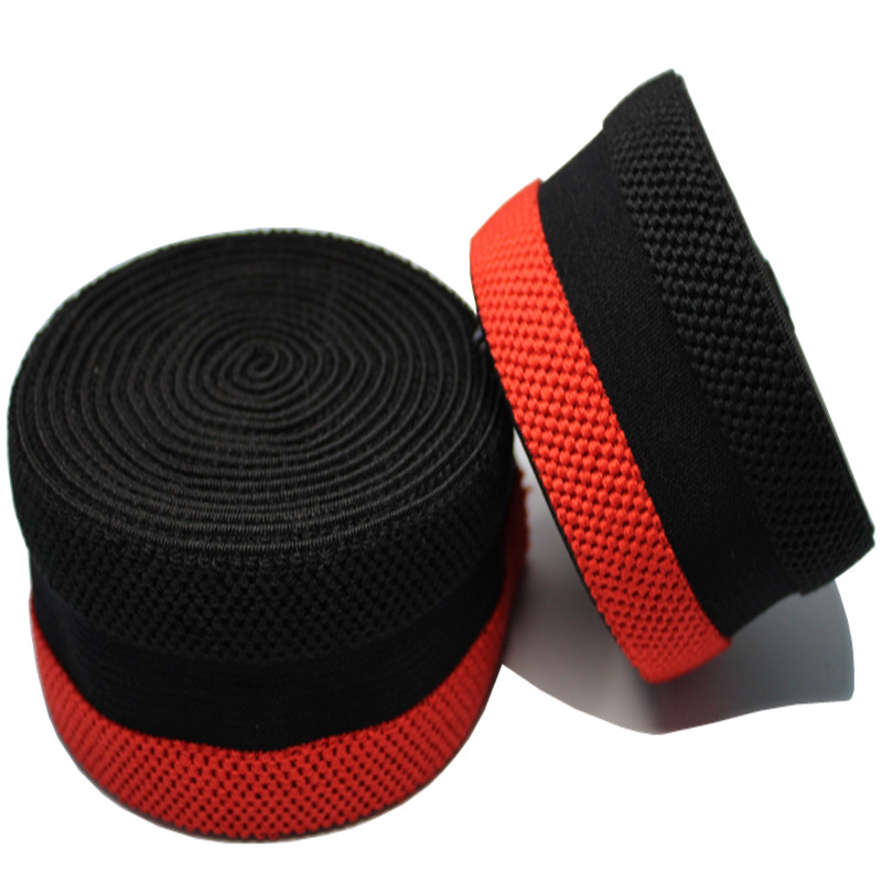 Width 5.7cm Rubber Polyester Elastic Webbing 57mm Recycled Polyester Webbing